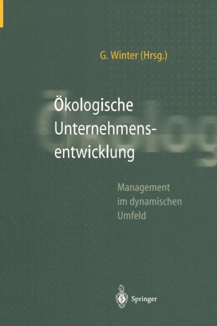 Okologische Unternehmensentwicklung, Paperback / softback Book