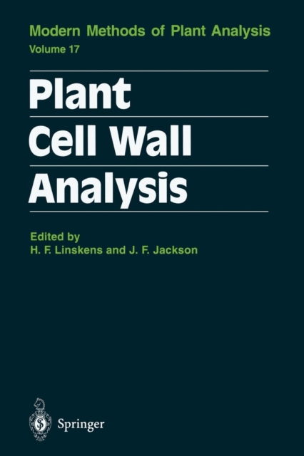 Plant Cell Wall Analysis, Paperback / softback Book