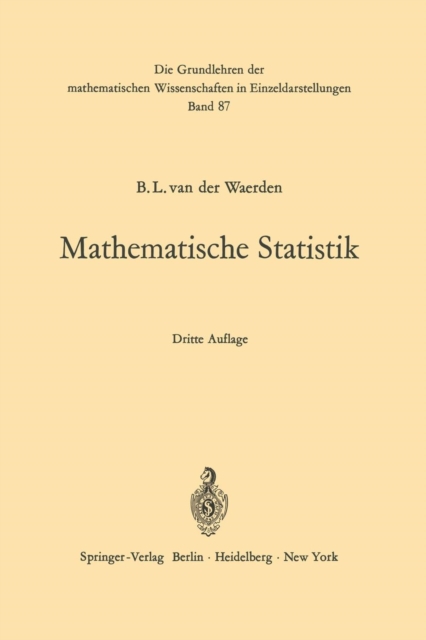 Mathematische Statistik, Paperback / softback Book
