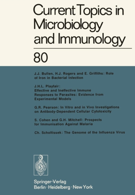 Current Topics in Microbiology and Immunology : Volume 80, Paperback / softback Book