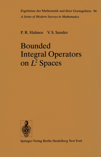 Bounded Integral Operators on L 2 Spaces, PDF eBook