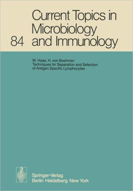 Current Topics in Microbiology and Immunology : Volume 84, Paperback / softback Book