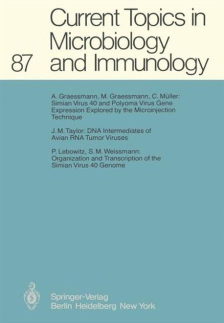 Current Topics in Microbiology and Immunology, Paperback / softback Book