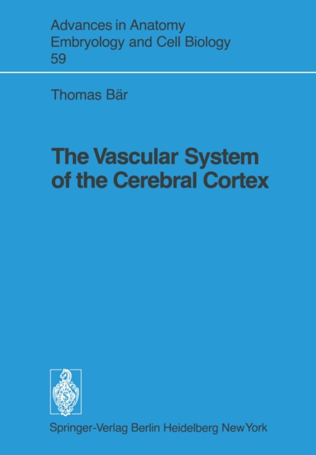 The Vascular System of the Cerebral Cortex, PDF eBook