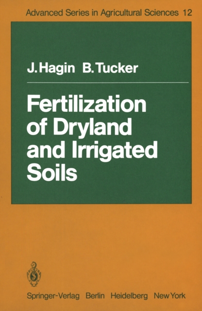 Fertilization of Dryland and Irrigated Soils, PDF eBook