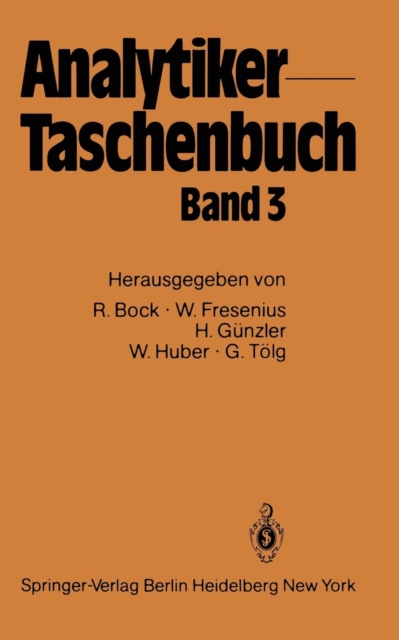 Analytiker-Taschenbuch : 3, Paperback / softback Book