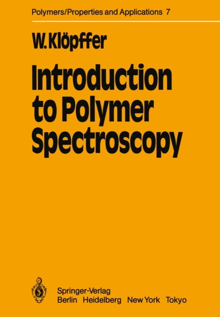 Introduction to Polymer Spectroscopy, PDF eBook
