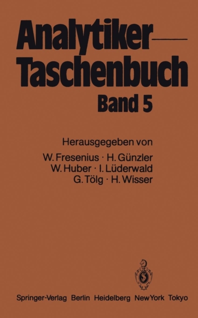 Analytiker-Taschenbuch : 5, Paperback / softback Book