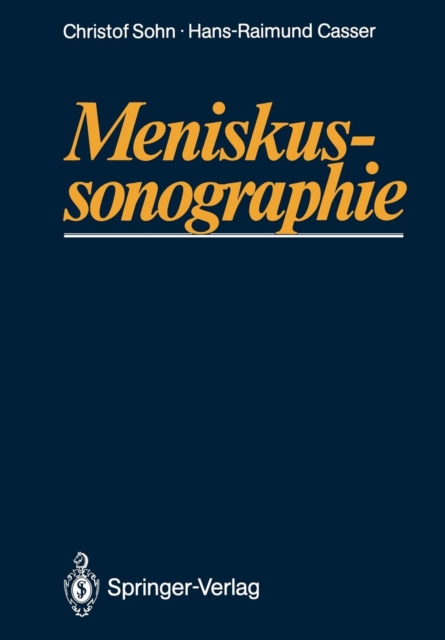 Meniskussonographie, Paperback / softback Book