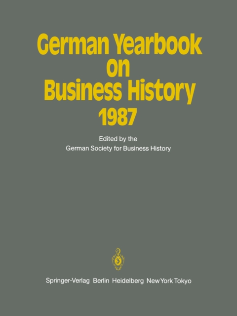 German Yearbook on Business History 1987, PDF eBook