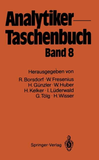 Analytiker-Taschenbuch : 8, Paperback / softback Book