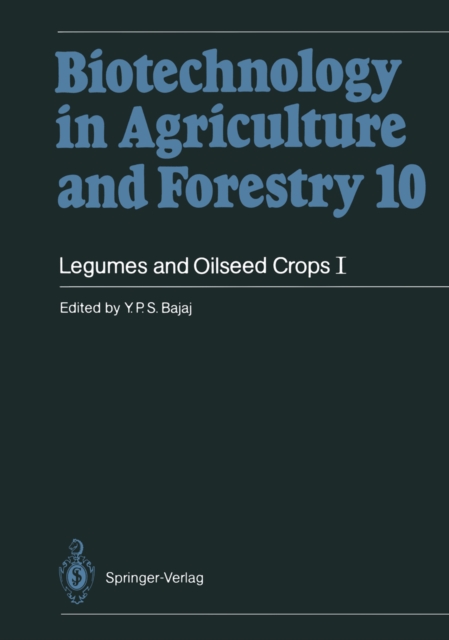 Legumes and Oilseed Crops I, PDF eBook