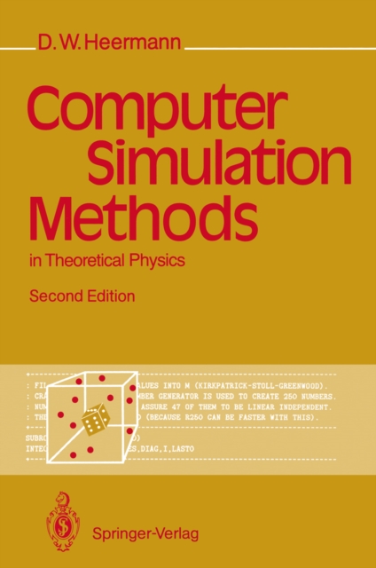 Computer Simulation Methods in Theoretical Physics, PDF eBook
