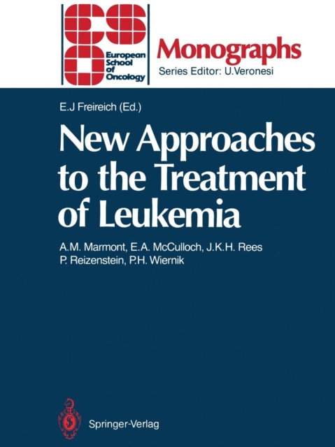 New Approaches to the Treatment of Leukemia, Paperback / softback Book
