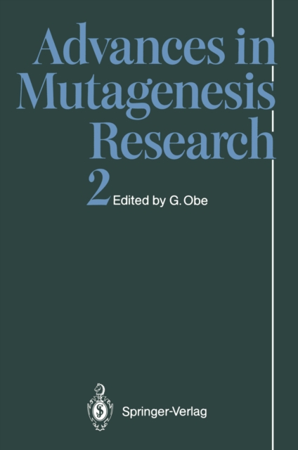Advances in Mutagenesis Research 2, PDF eBook