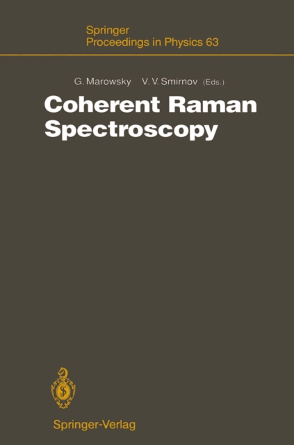 Coherent Raman Spectroscopy : Recent Advances, PDF eBook