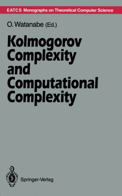 Kolmogorov Complexity and Computational Complexity, PDF eBook