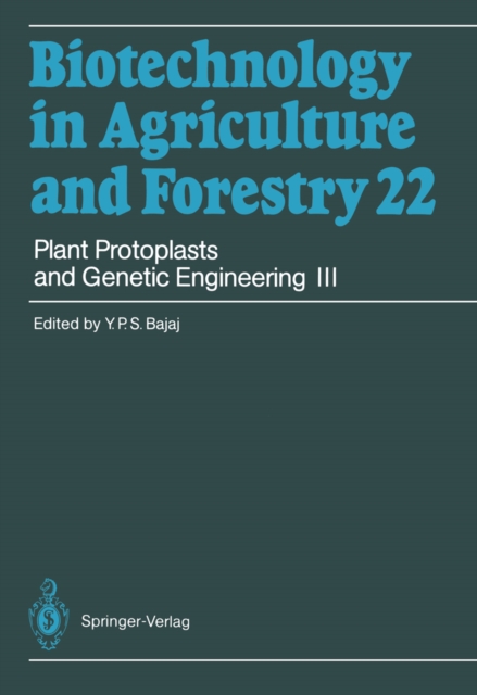 Plant Protoplasts and Genetic Engineering III, PDF eBook