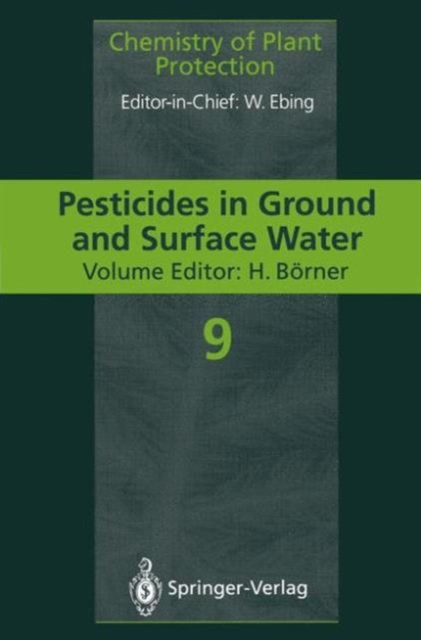 Pesticides in Ground and Surface Water, Paperback / softback Book
