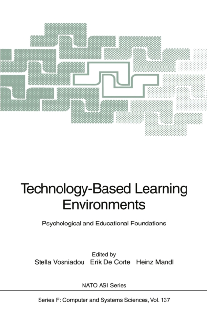 Technology-Based Learning Environments : Psychological and Educational Foundations, PDF eBook