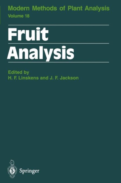 Fruit Analysis, Paperback / softback Book