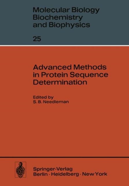 Advanced Methods in Protein Sequence Determination, Paperback / softback Book