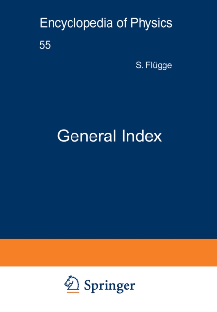 General Index / Generalregister, PDF eBook