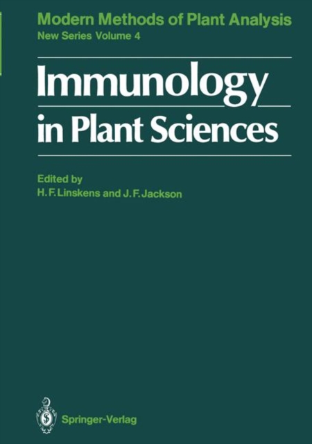 Immunology in Plant Sciences, Paperback / softback Book