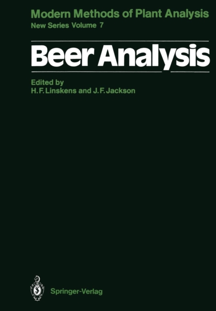 Beer Analysis, Paperback / softback Book