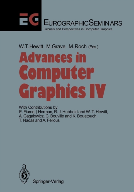 Advances in Computer Graphics IV, Paperback / softback Book