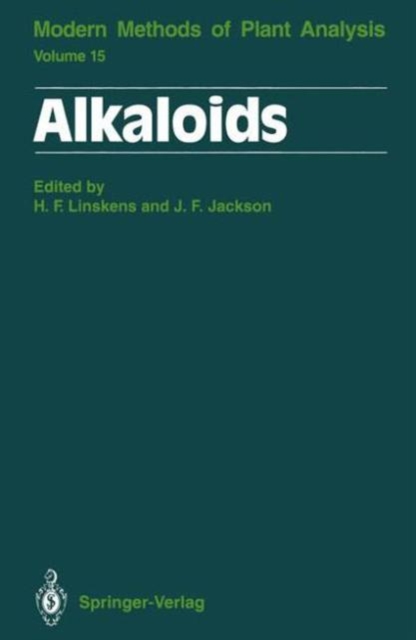 Alkaloids, Paperback / softback Book