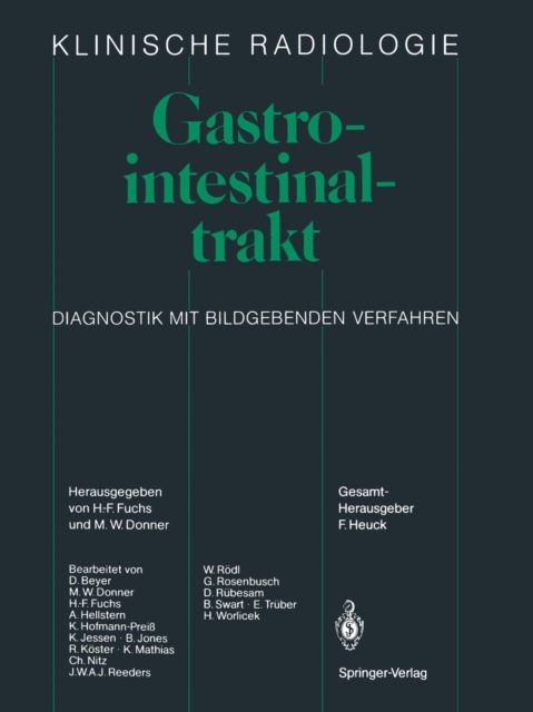 Gastrointestinaltrakt : Diagnostik Mit Bildgebenden Verfahren, Paperback / softback Book