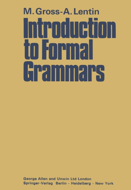 Introduction to Formal Grammars, PDF eBook