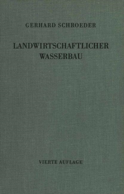 Landwirtschaftlicher Wasserbau, Paperback / softback Book