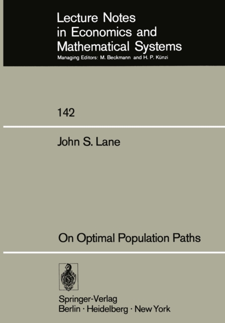 On Optimal Population Paths, PDF eBook
