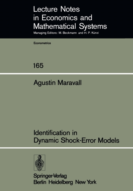 Identification in Dynamic Shock-Error Models, PDF eBook