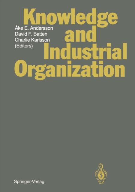 Knowledge and Industrial Organization, PDF eBook