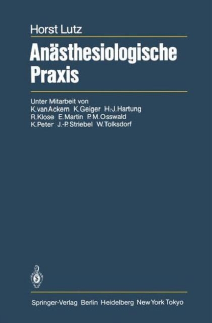 Anasthesiologische Praxis, Paperback / softback Book