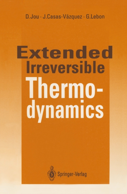 Extended Irreversible Thermodynamics, PDF eBook
