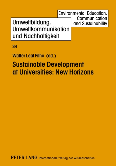 Sustainable Development at Universities: New Horizons, PDF eBook