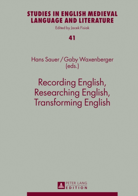 Recording English, Researching English, Transforming English, PDF eBook