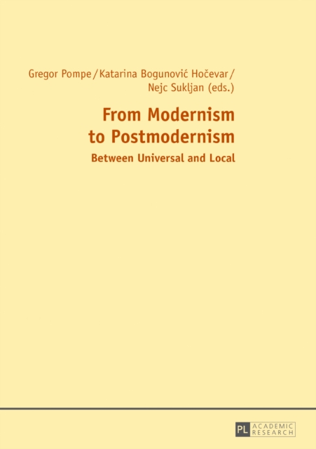 From Modernism to Postmodernism : Between Universal and Local, PDF eBook
