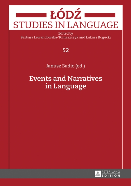 Events and Narratives in Language, PDF eBook