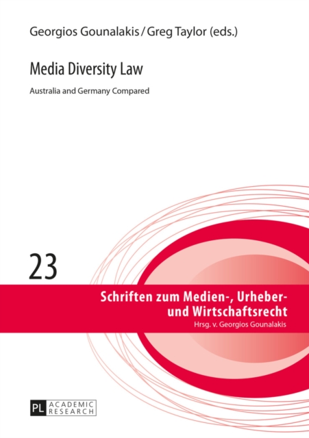 Media Diversity Law : Australia and Germany Compared, EPUB eBook