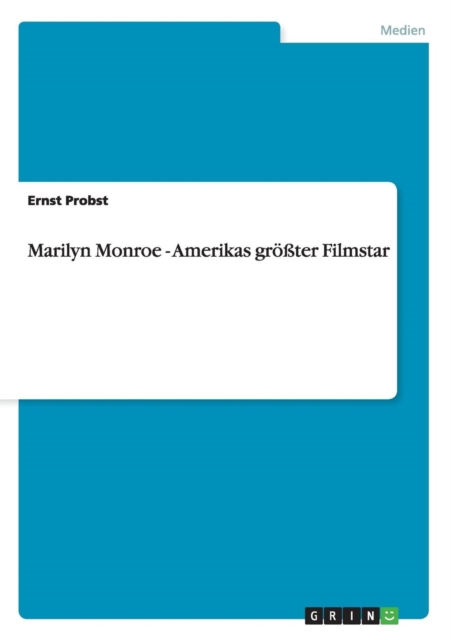 Marilyn Monroe - Amerikas Groter Filmstar, Paperback Book