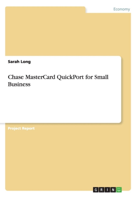 Chase Mastercard Quickport for Small Business, Paperback / softback Book