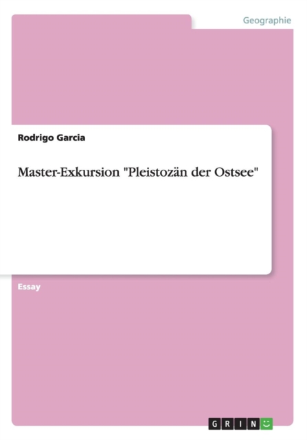 Master-Exkursion "Pleistozan der Ostsee", Paperback / softback Book