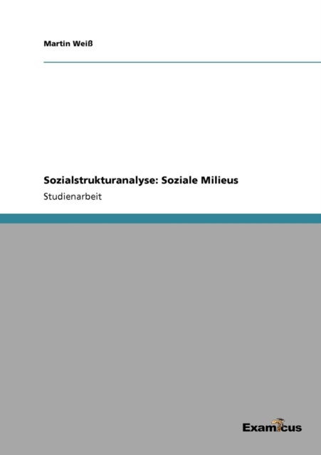 Sozialstrukturanalyse : Soziale Milieus, Paperback / softback Book