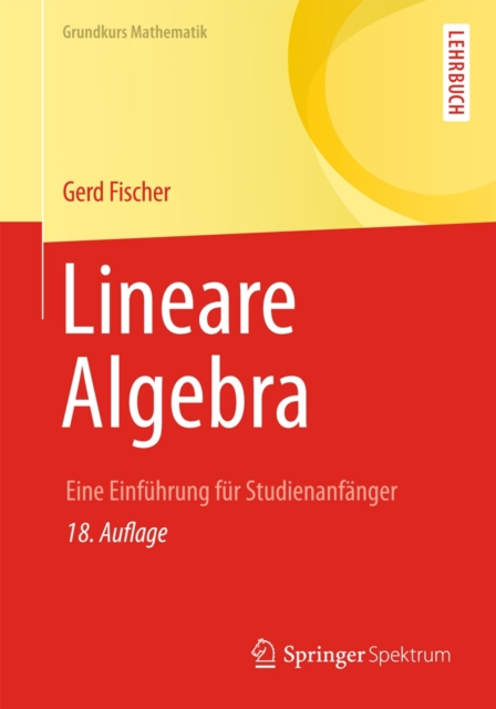 Lineare Algebra : Eine Einfuhrung fur Studienanfanger, Paperback Book