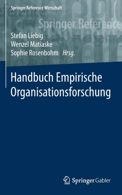 Handbuch Empirische Organisationsforschung, Hardback Book